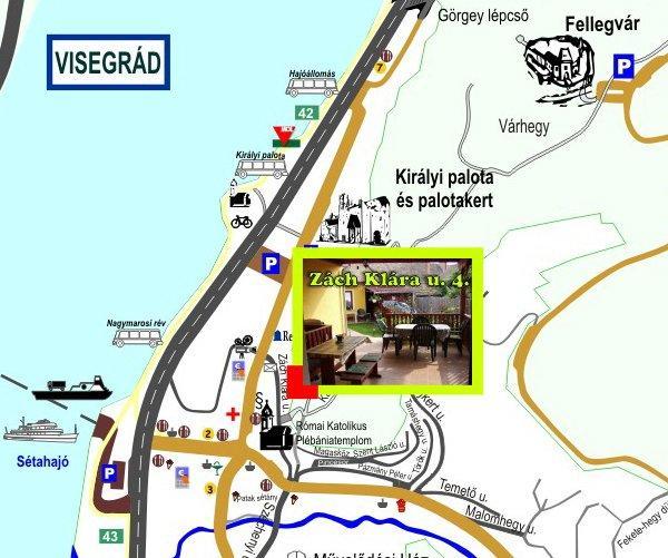 Zach Klara Utcai Apartman Visegrád Eksteriør bilde